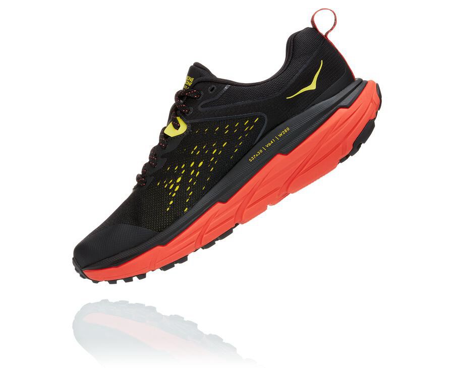 Hoka One One Trainers Mens Black/Red - Challenger ATR 6 GORE-TEX - 91276QBEW